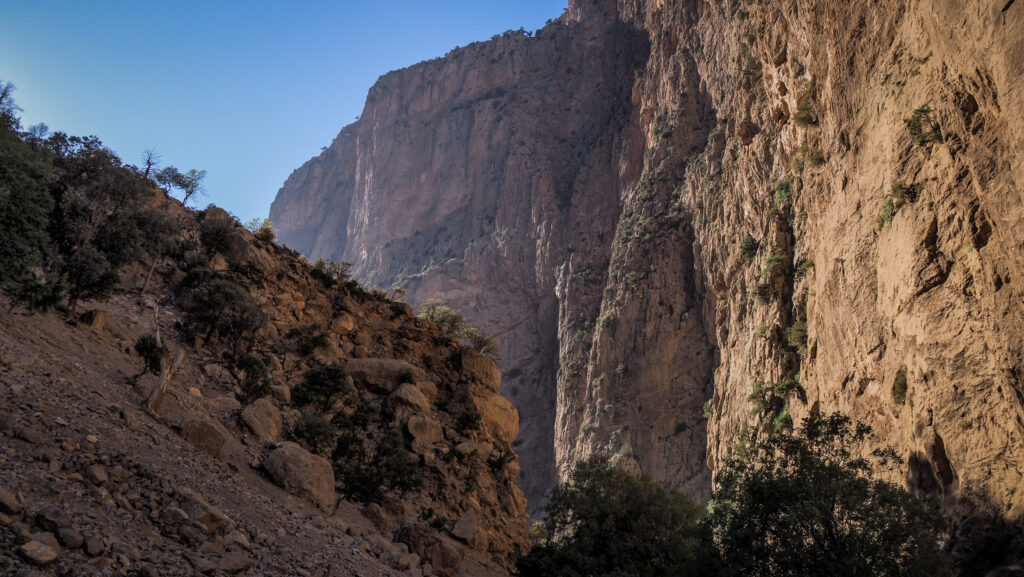 Taghia Gorge, Morocco